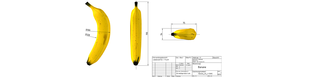 Banane nach Norm